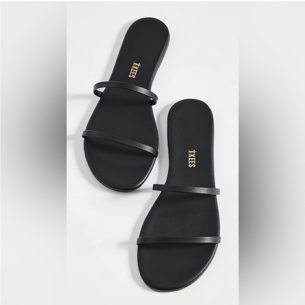 Tkees | Women's Gemma Slides Flip Flops Sandals in Sable Size 8